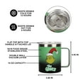 thumbnail image 3 of The Grinch Face 14 Oz. Vacuum Sealed Stainless Steel Coffee Mug, 3 of 7