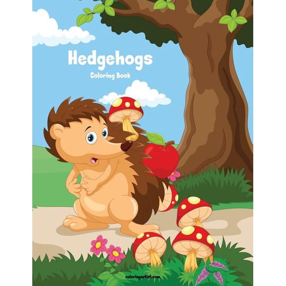 Hedgehogs Hedgehogs Coloring Book 1, Book 1, (Paperback)