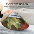 thumbnail image 4 of Yayeee Pillowcase Standard Size Set of 2 Satin Wrinkle Resistant Pillow Case, Colorful Autumn Leaves, 4 of 7