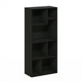 thumbnail image 2 of Furinno Daly 7-Cube Irregular Cubes Bookcase, Bookshelf, Storage Organizer, Espresso, 2 of 6