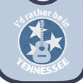 thumbnail image 4 of Inktastic I'd Rather Be in Tennessee Boys or Girls Baby Bib, 4 of 4