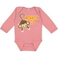 thumbnail image 3 of Inktastic Monkey Do with Monkey Boys or Girls Long Sleeve Baby Bodysuit, 3 of 5
