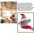 thumbnail image 3 of Advancent Navidad cortina hebilla Tieback Santa Claus muñeco de nieve ciego retención abrazadera ventana decoración Navidad Año Nuevo decoración Kits de decoración para fiestas Alce Advancent HA070331-03, 3 of 6