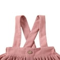 thumbnail image 4 of Toddler Baby Girl Suspender Skirt  Cute Adjustable Strap Button Front Overall Skirt, 4 of 7