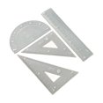 thumbnail image 2 of Professional Math Geometry Tool Set with Set Square Protractor Straight Ruler, 2 of 10