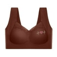 thumbnail image 7 of Gamivast Clothes Bras for Women Full Support Gathered Everyday Bras no Underwire 2025 Plus Size Bra Comfortable Soft Push Up Bras Coffee L Returns Online, 7 of 7