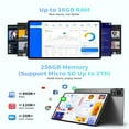 thumbnail image 4 of ODEA S11 11 Inch Android 14 Tablet with 16GB RAM 256GB ROM, 1920x1200 IPS Display, Octa-Core T606, 4G LTE, Widevine L1, 8000mAh, Face ID, GPS, 5G/2.4G WiFi, 4 of 9