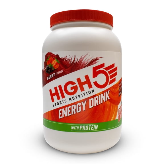 HIGH5 Energy Drink with Protein, Berry Flavor, 4:1 Carb to Protein, 1.6kg