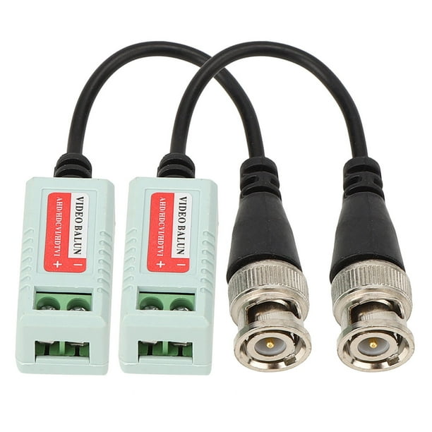 Transceptor Balun de vídeo, HD 1080P Vídeo pasivo Cable de par trenzado de vídeo Instalación sin esfuerzo de par trenzado