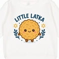 thumbnail image 3 of Inktastic Little Latka Cute Hanukkah Design Toddler Sweatshirt, 3 of 4
