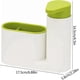 thumbnail image 2 of Soap Dispenser Pump,CHENKE 2 in 1 Soap Dispenser Pump and Sponge Holder Refillable Soap Dispenser Kitchen Countertop Liquid Soap Dispenser for Kitchen, 2 of 5