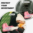 thumbnail image 3 of Bell Pepper green Print Mats Back Seat Protectors, Car Seat Protector Vehicle Organizers Waterproof Cover Back Seat Cover for Kids with 3 Storage Pockets 2 Pack, 3 of 5