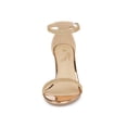 thumbnail image 6 of BLISSFUL STEP Women's Glitter Ankle Strap Block High Heels Sandals, 6 of 6