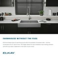 thumbnail image 5 of Elkay Crosstown Stainless Steel 35-7/8" x 20-1/4" x 9", 60/40 Double Bowl Farmhouse Sink Kit, 5 of 7