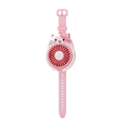 thumbnail image 2 of Personal Fan with Wrist Strap, Cute Cat Shaped Wrist Fan, USB Rechargeable Wearable Watch Fan, 3 Speed Adjustable Portable Mini Fan with Foldable Head for Outdoor Travel and Daily Use, Pink, 2 of 7