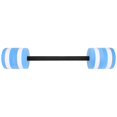 thumbnail image 1 of Eco-friendly EVA Floating Dumbbell for Swimming in Water, Fitness Toy (Blue and White), 1 of 4