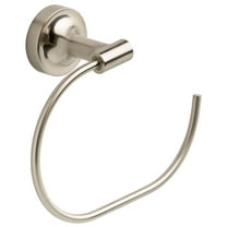 Voisin Round Open Towel Ring Bath Hardware Accessory in Satin Nickel