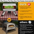 thumbnail image 2 of ARC USA Gas OutDoor Rotating Pizza Oven, Stainless Steel, Foldable Legs, 2 of 10