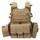 thumbnail image 1 of Chaleco Chaleco de caza Airsoft chaleco Molle de pecho ajustable para deporte de viaje (marrón) Ygjytge multicolor Marrón Única para Unisex, 1 of 6