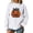 White, variant on CUIYUAN Sweatshirt for Women Fall Crewneck Sweat Shirts Cute Pumpkin Sweaters Tops Breathable Winter Clothes Womens Sweatshirt
