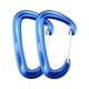 thumbnail image 4 of 6 Mosquetones de Aluminio 7075 Ultra Resistentes 12KN - Ideal para Camping, Senderismo y Hamacas - Incluye Colores Negro, Verde, Azul, Plateado y Naranja - Pack de 6 Unidades, 4 of 6