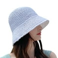 thumbnail image 2 of WCJM Bucket Hats For Women Polyester Fisherman'S Hat White Bucket Hats M, 2 of 3