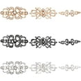 thumbnail image 1 of 9 Sets Zinc Alloy Chinese Knots Frog Buttons 3 Styles Flower Rhinestone Sewing Fasteners Closure Bowknot Cheongsam Buttons for DIY Sewing Coats Cloak Sweater, 1 of 8