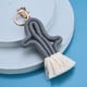 thumbnail image 3 of Minnieouse Llavero Cactus Ligero Portátil Estilo bohemio Tejido de algodón Cadena Llavero Broche de metal Titular Accesorio Llaves Cartera Ropa, zapatos y accesorios Miscelánea Gris Minnieouse AP014212-06, 3 of 6