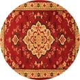 thumbnail image 1 of Ahgly Company Indoor Round Persian Orange Traditional Area Rugs, 3' Round, 1 of 1