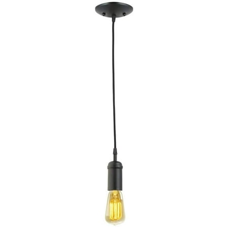 

64906 Edison Pendant Lighting 1 Matte Black