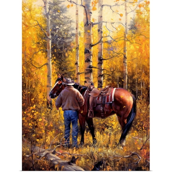 Great BIG Canvas | Rolled Jack Sorenson Poster Print entitled Sangre de Cristo Gold