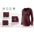 thumbnail image 3 of asdoklhq Maternity Clothes for Women,Maternity Hoodie Long Sleeves Shirt CasualVneck Top Pregnancy Sweatshirt Tunics, 3 of 4