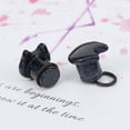 thumbnail image 2 of ZS 1 Pair Cat Ear Plug Single Flare Ear Tunnel Gauge Stretcher Stone Ear Expander Piercing 0g 00g, 2 of 6