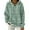 Army Green, variant on Women's Fashion Casual Striped Print Pullover Long-Sleeve Hooded Sweatshirt, Classic Fall Winter Wear with Soft Material and Stylish Design for Everyday Use,Army Green,L