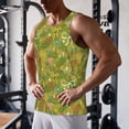 thumbnail image 5 of Daiia Christmas bows Printed Men's Quick Dry Fit Muscle Tank Top Slim-Fit Tank Workout Tank Top Lightweight Sports Tank Top-Small, 5 of 7