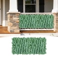 thumbnail image 3 of RUIQPGRT Faux Ivy Fence Privacy Screen Outdoor Expandable Artificial Greenery Roll Fake Hedge Wall Patio Green Plastic Leaf Plant Vine Grass Panels Gate Covering Garden Balcony- Everyday Essential, 3 of 9