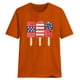 thumbnail image 4 of Blusa informal de manga corta con cuello redondo y estampado suelto de verano para mujer con estilo OAVQHLG3B Store  lin121212, 4 of 4