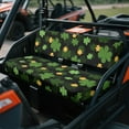 thumbnail image 2 of FKELYI St.Patrick's Day Anti-Dust Mule Bench Seat Cover Backrest Cover Shamrock Leaf Print UTV ATV Accessories Powersports Seats Covers UTV Interior Decoration, 2 of 7