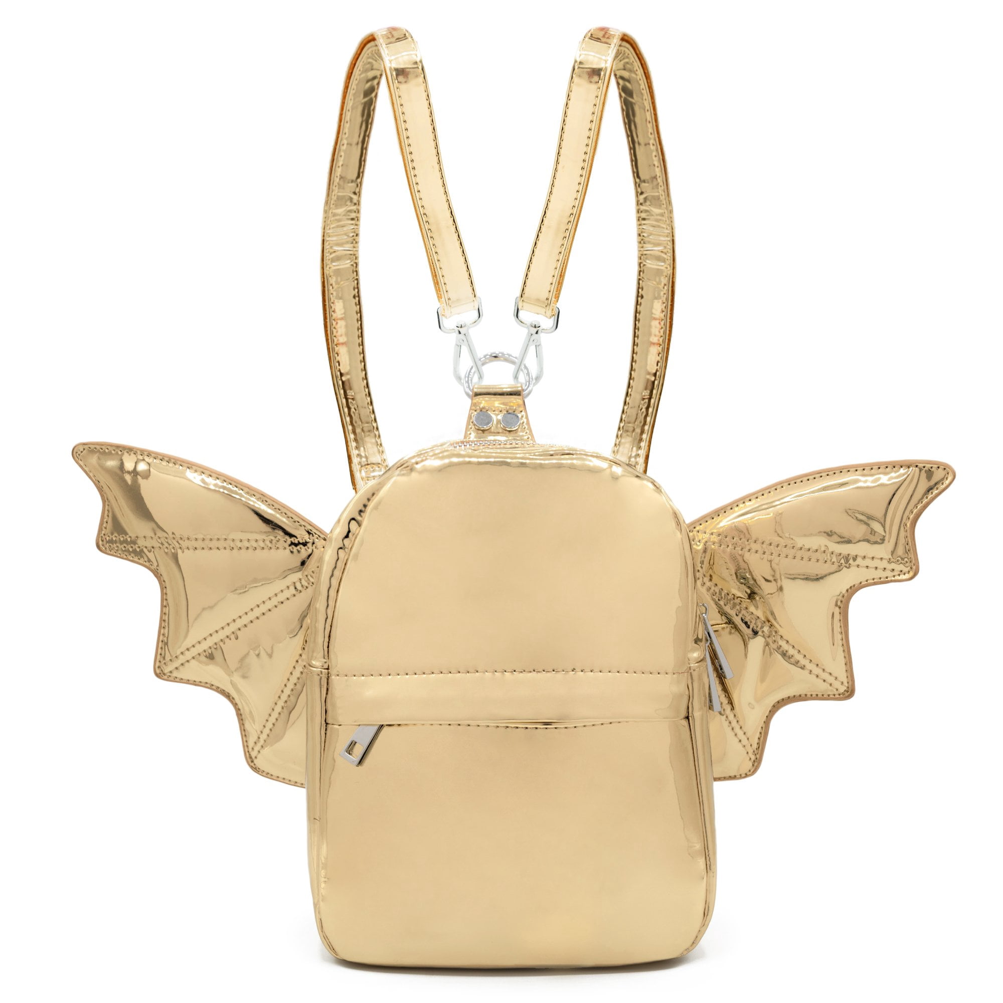 Women Fashion Mini Backpack Detachable Bat Angel Wing  display picture 2