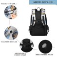 thumbnail image 4 of FORMRS Unisex School Backpack 17" Student Travel Bag with Laptop Compartment, Winter Village, 4 of 7
