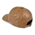 thumbnail image 4 of Genuine Real Leather Men's Caps Hats New Style Baseball Cap Hat One Size With 3 Colors ,Classic Design, 4 of 6