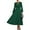Dark Green, variant on Womens Long Sleeve Maxi Dress Fall Trendy Elegant V Neck Flowy Wedding Guest Holiday Formal Long Dresses