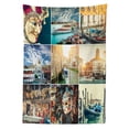 thumbnail image 3 of Ambesonne Nautical Tablecloth Rectangular Table Cover, Venice Canals, 60"x84", Multicolor, 3 of 4