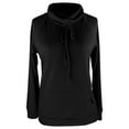 thumbnail image 7 of Waffle Knit Sweater for Women Casual Turtleneck Long Sleeve Pullover Knit Sweater Lightweight Fashion Loose Fit Holiday Jumper Shirts with Pockets, 7 of 7