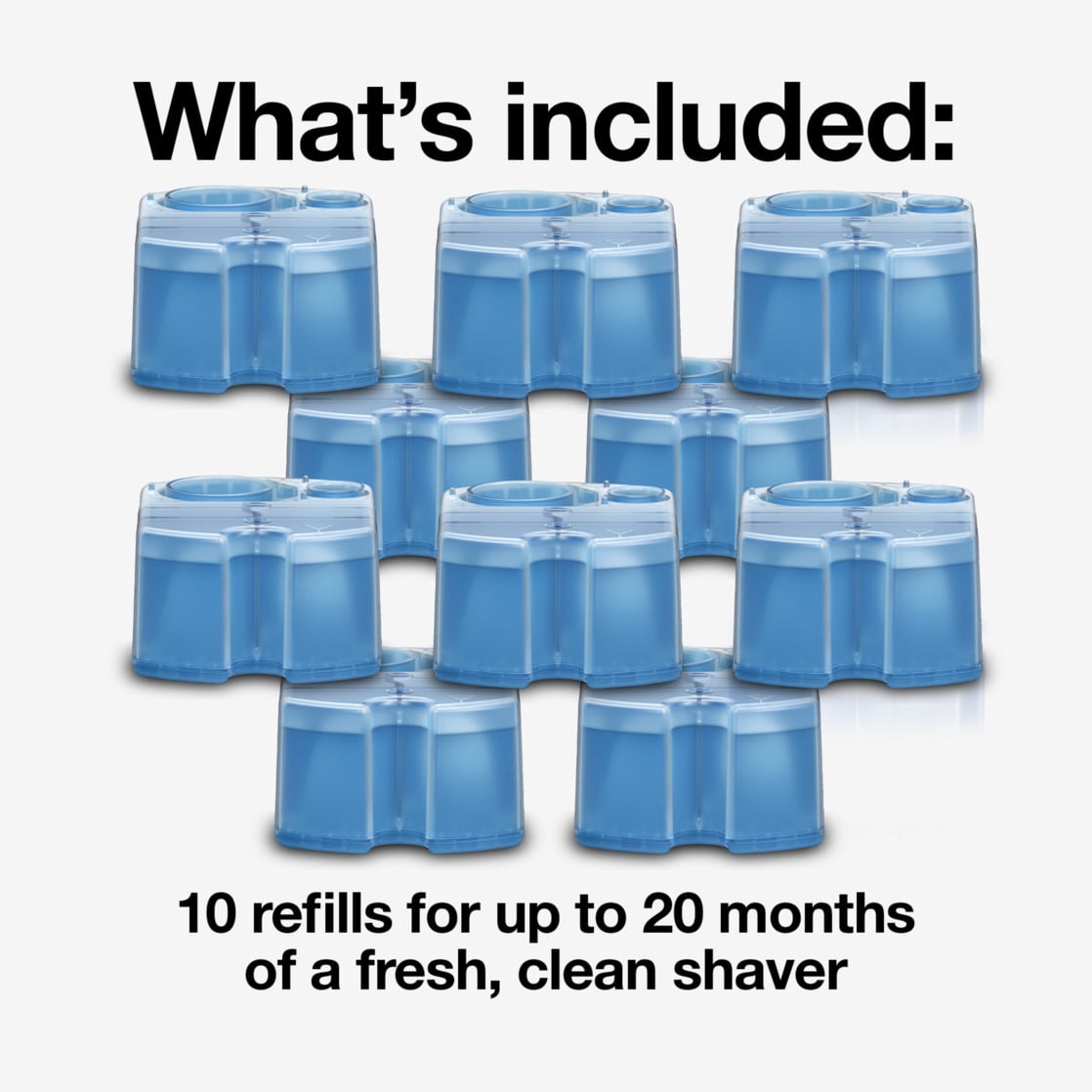 Braun Clean & Renew Refill Cartridges CCR - 10 pack - Walmart.com