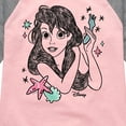 thumbnail image 3 of Disney - Ariel Sketch  - Toddler & Youth Girls Raglan Graphic T-Shirt, 3 of 4