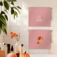 thumbnail image 2 of Black Fall Pumpkin Kitchen Towels Set of 2, Autumn Fall Dish Towels, Black Hello Pumpkin Decorative Hand Towels for Kitchen Bathroom, FallPumpkin Home Kitchen Bathroom Decor(18x26 Inch), 2 of 6