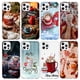 thumbnail image 2 of Funda de teléfono de Navidad para iPhone, carcasa de silicona con estampado de café de invierno para iPhone 15, 14, 13, 12 Mini, 11 Pro Max, 7 Plus, X, XS, XR, 8 + SE, 2 of 5