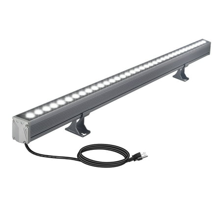 Condition photo showing Good Condition for 36W Wall Washer Lights  5000K Daylight White Linear Flood Light  3.2ft/40 120V LED Light Bar  IP65 Waterproof Outdoor lamp for Landscape  Church  Ads  Yard  Garden