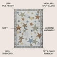 thumbnail image 4 of JONATHAN Y KIDS WASHABLE Star Gazer Geometric Area Rug, 5 x 8, Ivory/Blue/Orange, 4 of 5